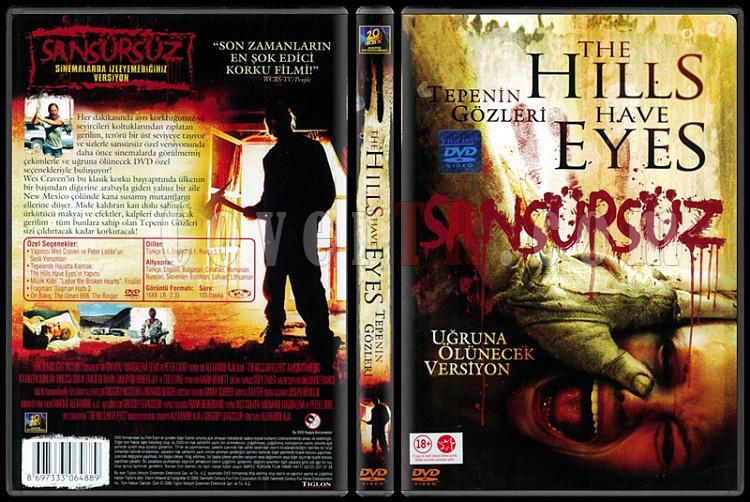Click image for larger version

Name:	The Hills Have Eyes  (Tepenin Gzleri ) - Scan Dvd Cover - Trke [2006].jpg
Views:	0
Size:	102.0 KB
ID:	42653