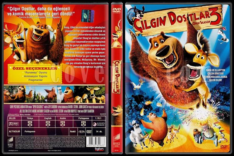 Click image for larger version

Name:	Open Season 3 (lgn Dostlar 3) - Scan Dvd Cover - Trke [2010].jpg
Views:	0
Size:	105.6 KB
ID:	43367