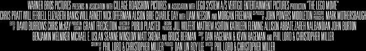 Click image for larger version

Name:	Lego Movie Credits.jpg
Views:	3
Size:	60.3 KB
ID:	47666