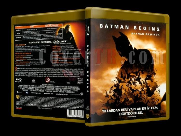 Batman Begins (Batman Başlıyor) - Scan Bluray Cover - Türkçe [2005]-batman-begins-bluray-cover-turkcejpg