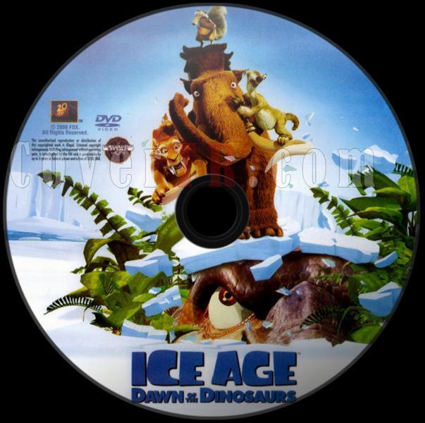 Buz Devri 3 :Dinazorlarn afa (Ice Age 3: Dawn of the Dinosaurs) - Dvd Label-ice_age_3_dawn_of_the_dinosaurs_dvd_label1jpg