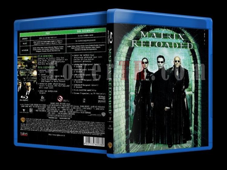 The Matrix Reloaded (2003) - Bluray Cover - Trke-the_matrix_reloaded_scanjpg