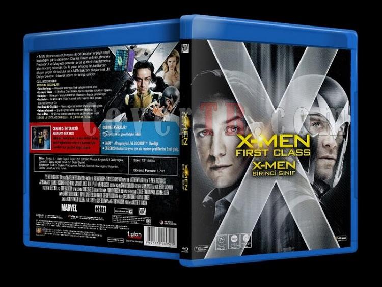 X-Men: First Class (2011) - Bluray Cover - Trke-x-men_first_class_scanjpg