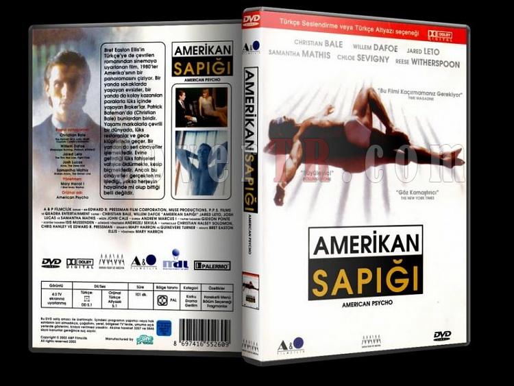 American Psycho (American Sap) - Scan Dvd Cover - Trke [2000]-american-psycho-american-sapigi-scan-dvd-cover-turkce-2000jpg