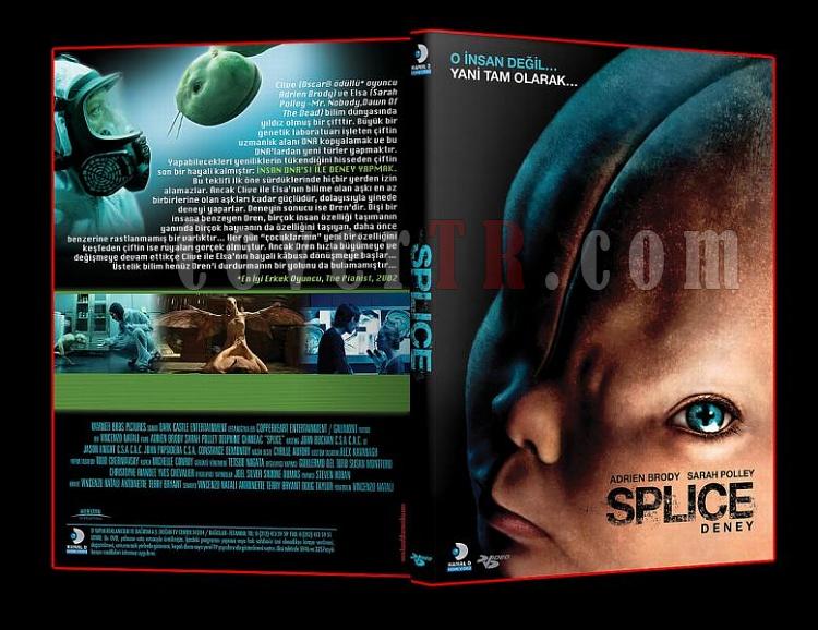 Deney (Splice) V2 Trke Dvd Cover-ajpg