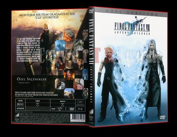 Final Fantasy VII- Advent Children Türkçe Firma Dvd Cover-ajpg