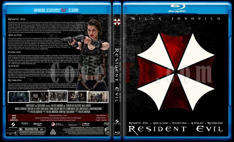 Resident Evil (Collection) - Custom Bluray Cover Box Set - English-residentjpg