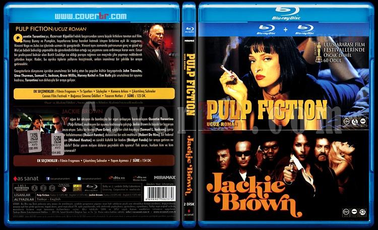 Pulp Fiction & Jackie Brown - Scan Bluray Cover Box Set - Trke [1994-1997]-pulp-fiction-jackie-brown-scan-dvd-cover-box-set-english-1994-1997jpg