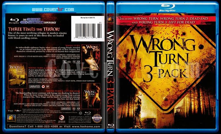 Wrong Turn (Trilogy) - Scan Bluray Cover Box Set - English [2003-2007-2009]-wrongjpg