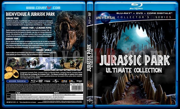 Jurassic Park (Ultimate Collection) - Custom Bluray Cover Box Set - French-jurassicjpg