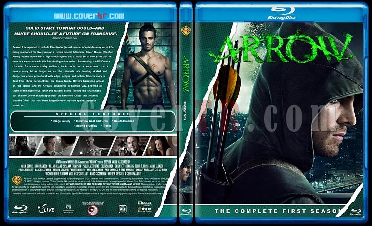Arrow (Season 1) - Custom Bluray Cover - English [2012]-arrow-v2jpg