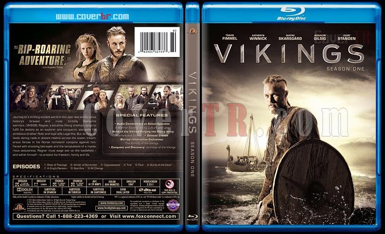 Vikings (Season 1) - Custom Bluray Cover - English [2013]-vikings-izlemejpg