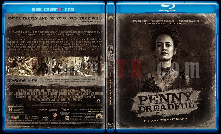 Penny Dreadful (Season 1) - Custom Bluray Cover - English [2014]-blu-ray-1-disc-flat-3173x1762-11mmjpg