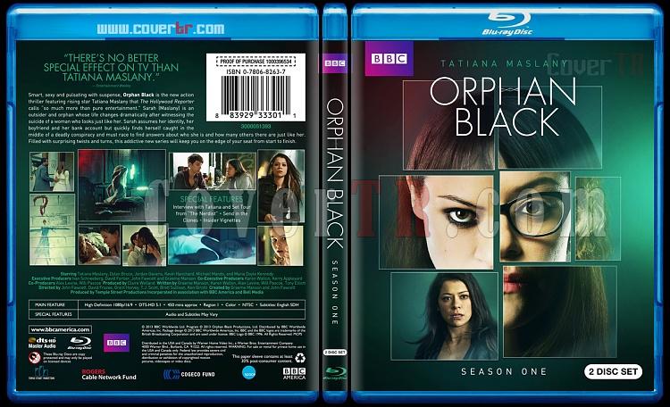 Orphan Black (Season 1) - Custom Bluray Cover - English [2013-?]-orphanblackseason1bluraycoverbunnydojojpg