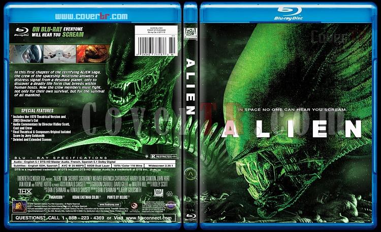 Alien Collection (Yaratk Koleksiyonu) - Custom Bluray Cover Set - English-1jpg