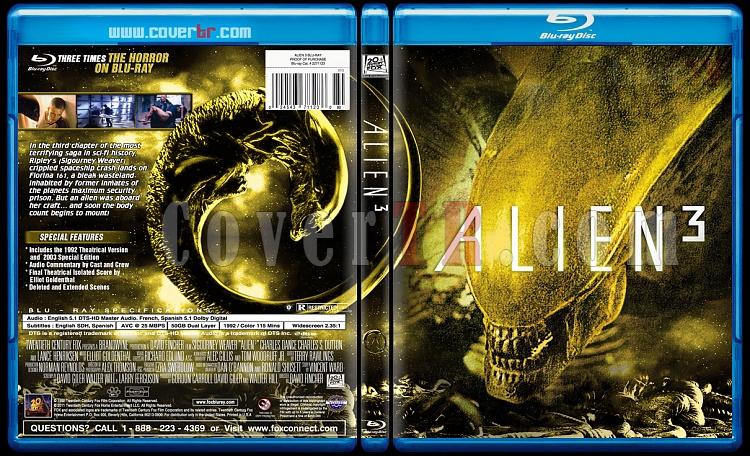 Alien Collection (Yaratık Koleksiyonu) - Custom Bluray Cover Set - English-3jpg