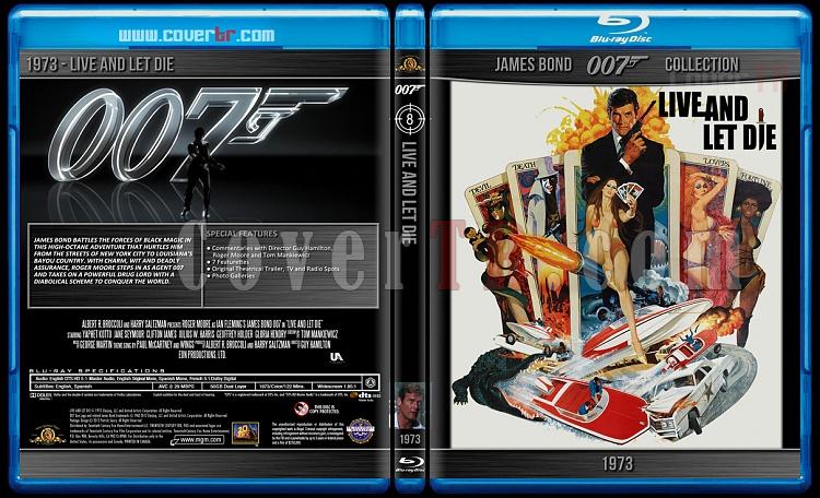 James Bond Collection - Custom Bluray Cover Set - English-1973-bond_007___live_and_let_diejpg