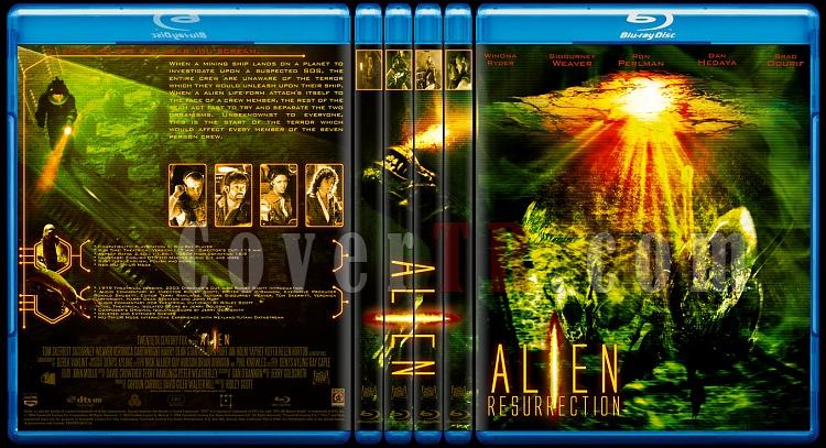 Alien Collection (Yaratk Koleksiyonu) - Custom Bluray Cover Set - English-1-4jpg