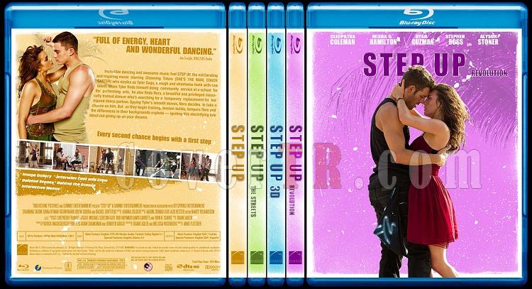 Step Up  Collection - Custom Bluray Cover Set - English-step-up-collectionjpg