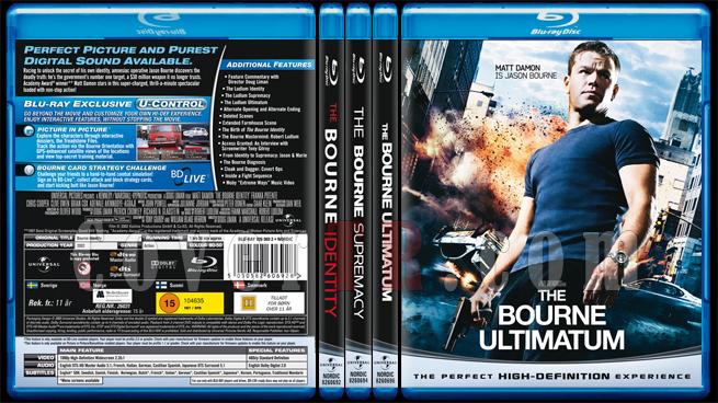 The Bourne Trilogy - Scan Bluray Cover Set - English [2002-2004-2007]-br-spine-copyjpg