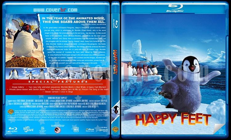 Happy Feet (Neeli Ayaklar) - Custom Bluray Cover Set - English [2006-2011]-happy-feetjpg