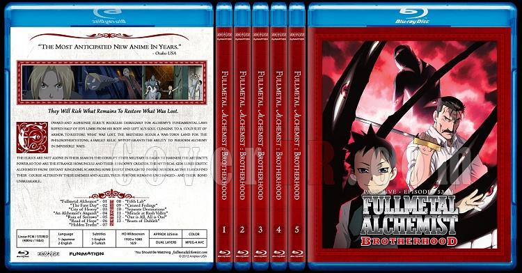 Fullmetal Alchemist: Brotherhood - Custom Bluray Cover Set - English [2009-2012]-br-spine-copyjpg