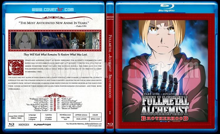 Fullmetal Alchemist: Brotherhood - Custom Bluray Cover Set - English [2009-2012]-01jpg