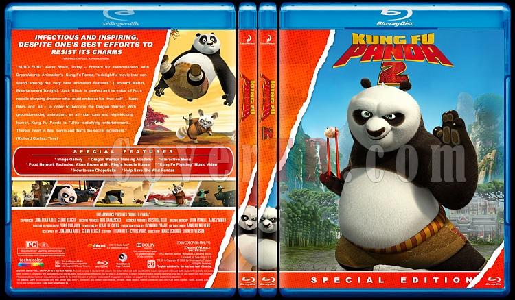 Kung Fu Panda Collection  - Custom Bluray Cover Set - English [2008-2011]-br-spine-copyjpg