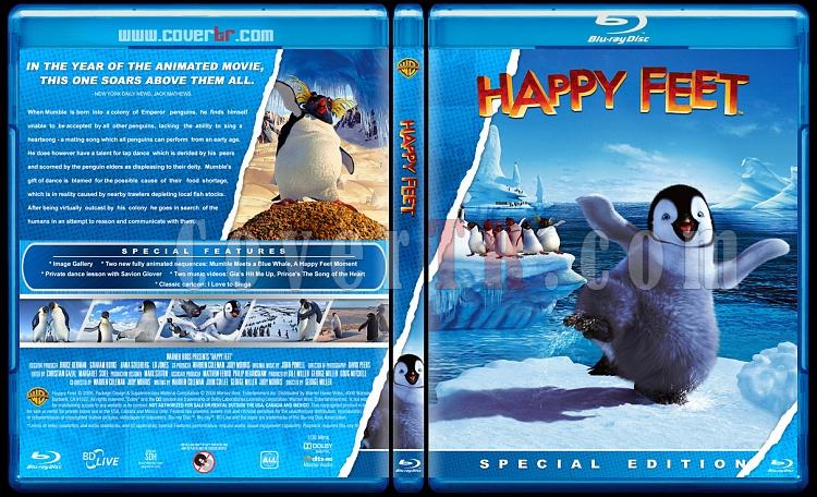 Happy Feet Collection (Neşeli Ayaklar Koleksiyonu) - Custom Bluray Cover Set - English [2006-2011]-happy-feet-v2jpg