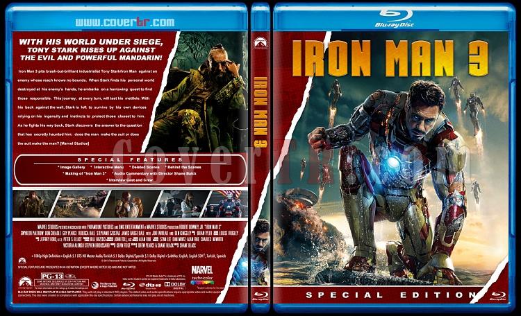 Iron Man Collection - Custom Bluray Cover Set - English [2008-2010-2013]-iron-man-3-comicjpg