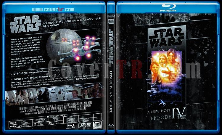 Star Wars Collection (Yldz Savalar Koleksiyonu) - Custom Bluray Cover Set - English-starwars4jpg