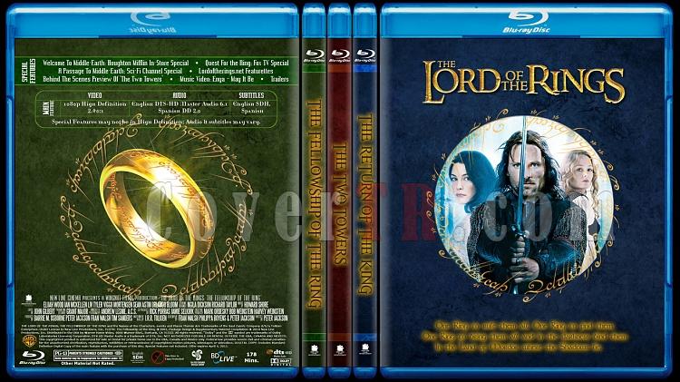 The Lord of the Rings Collection (Yzklerin Efendisi Koleksiyonu) - Custom Bluray Cover Set - English [2001-2002-2003]-lotrsetjpg