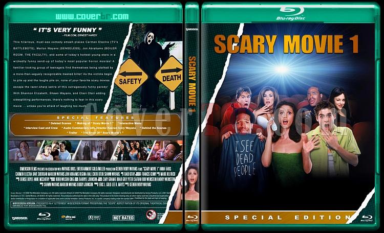 Scary Movie Collection (Korkun Bir Film Koleksiyonu) - Custom Bluray Cover Set - English-scary-movie-1jpg