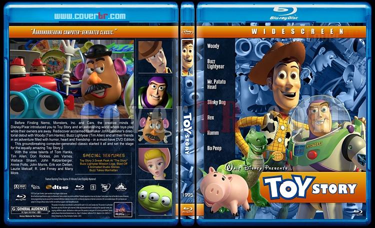 Toy Story Collection (Oyuncak Hikayesi Koleksiyonu) - Custom Bluray Cover Set - English [1995-1999-2010]-toy-story-1995jpg