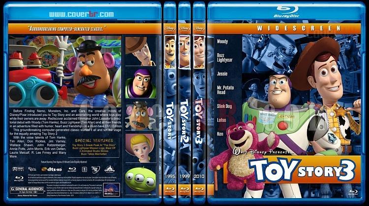 Toy Story Collection (Oyuncak Hikayesi Koleksiyonu) - Custom Bluray Cover Set - English [1995-1999-2010]-204jpg