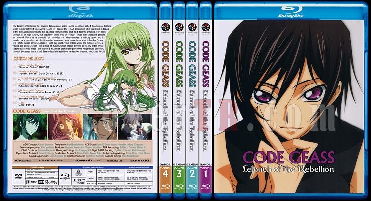 Code Geass: Lelouch of the Rebellion - Custom Bluray Cover Set - English [2006]-completejpg