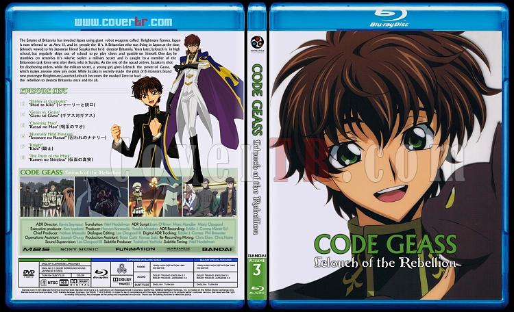 Code Geass: Lelouch of the Rebellion - Custom Bluray Cover Set - English [2006]-3jpg