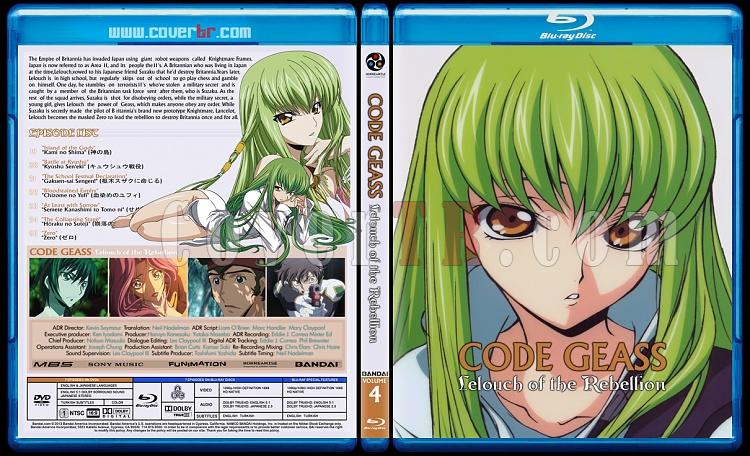 Code Geass: Lelouch of the Rebellion - Custom Bluray Cover Set - English [2006]-4jpg