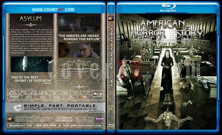 American Horror Story (Seasons 1-2) - Custom Bluray Cover Set - English [2011-?]-2jpg