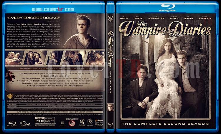 The Vampire Diaries (Seasons 1-5) - Custom Bluray Cover - English [2009-?]-2jpg