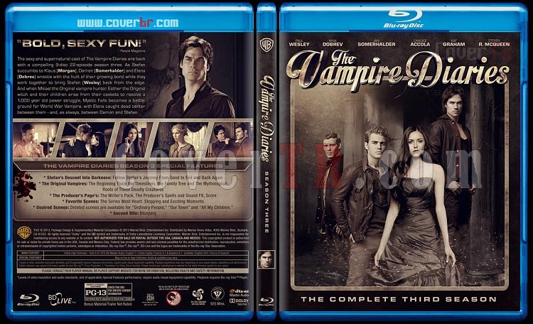 The Vampire Diaries (Seasons 1-5) - Custom Bluray Cover - English [2009-?]-3jpg