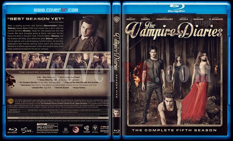 The Vampire Diaries (Seasons 1-5) - Custom Bluray Cover - English [2009-?]-5jpg