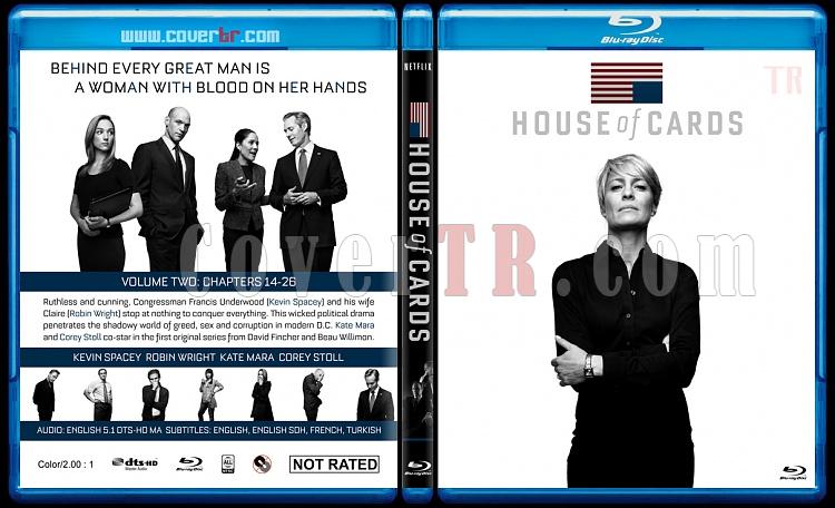 House of Cards (Seasons 1-3) - Custom Bluray Cover Set - English [2013-2015]-house-cards-season-2-blu-ray-ctrjpg