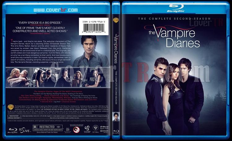 The Vampire Diaries (Seasons 1-6) - Custom Bluray Cover - English [2009-?]-2jpg