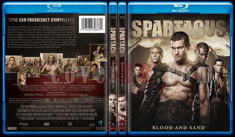 Spartacus Tv Series - Custom Bluray Cover Set - English [2010-2013]-hepsijpg