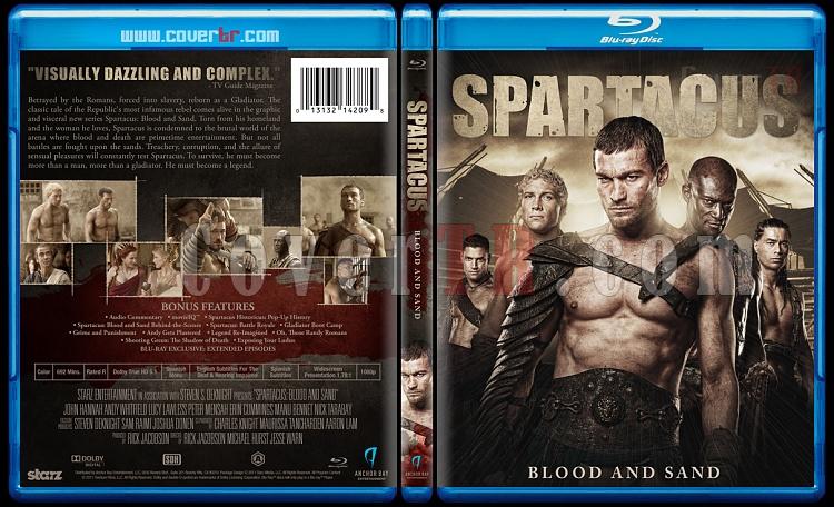 Spartacus Tv Series - Custom Bluray Cover Set - English [2010-2013]-1jpg