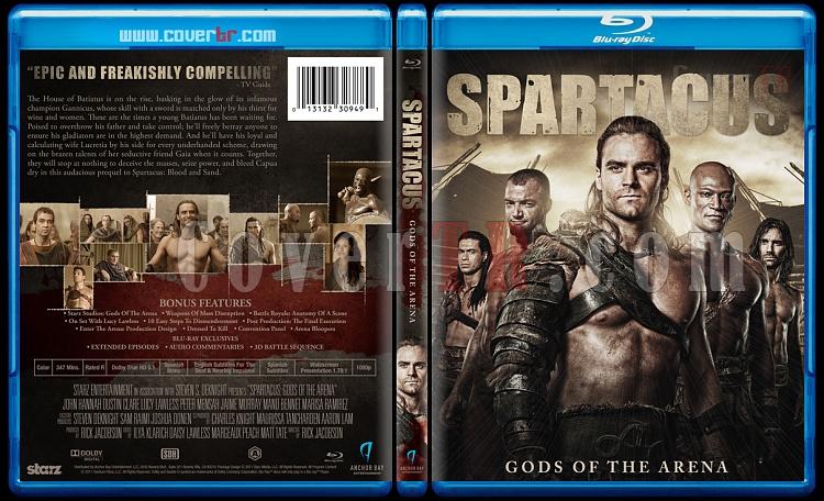 Spartacus Tv Series - Custom Bluray Cover Set - English [2010-2013]-2jpg