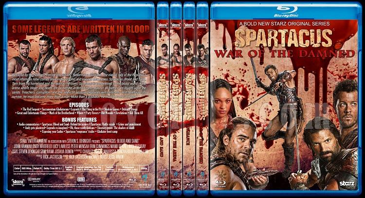 Spartacus (All Seasons) - Custom Bluray Cover Set - English [2010-2013]-0jpg