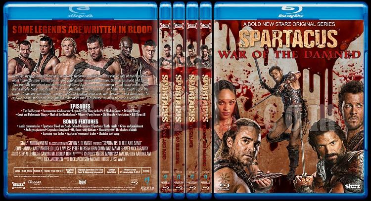 Spartacus (All Seasons) - Custom Bluray Cover Set - English [2010-2013]-0jpg