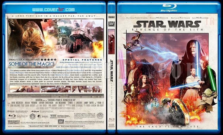 Star Wars (Episode 1-6) - Custom Bluray Cover Set - English [1977-2005]-3_star_wars_episode_iii-revenge_of_the_sith_bd-by_matush_ctrjpg